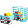 Candylab wooden toy French Fry van with some fries on the roof | Conscious Craft